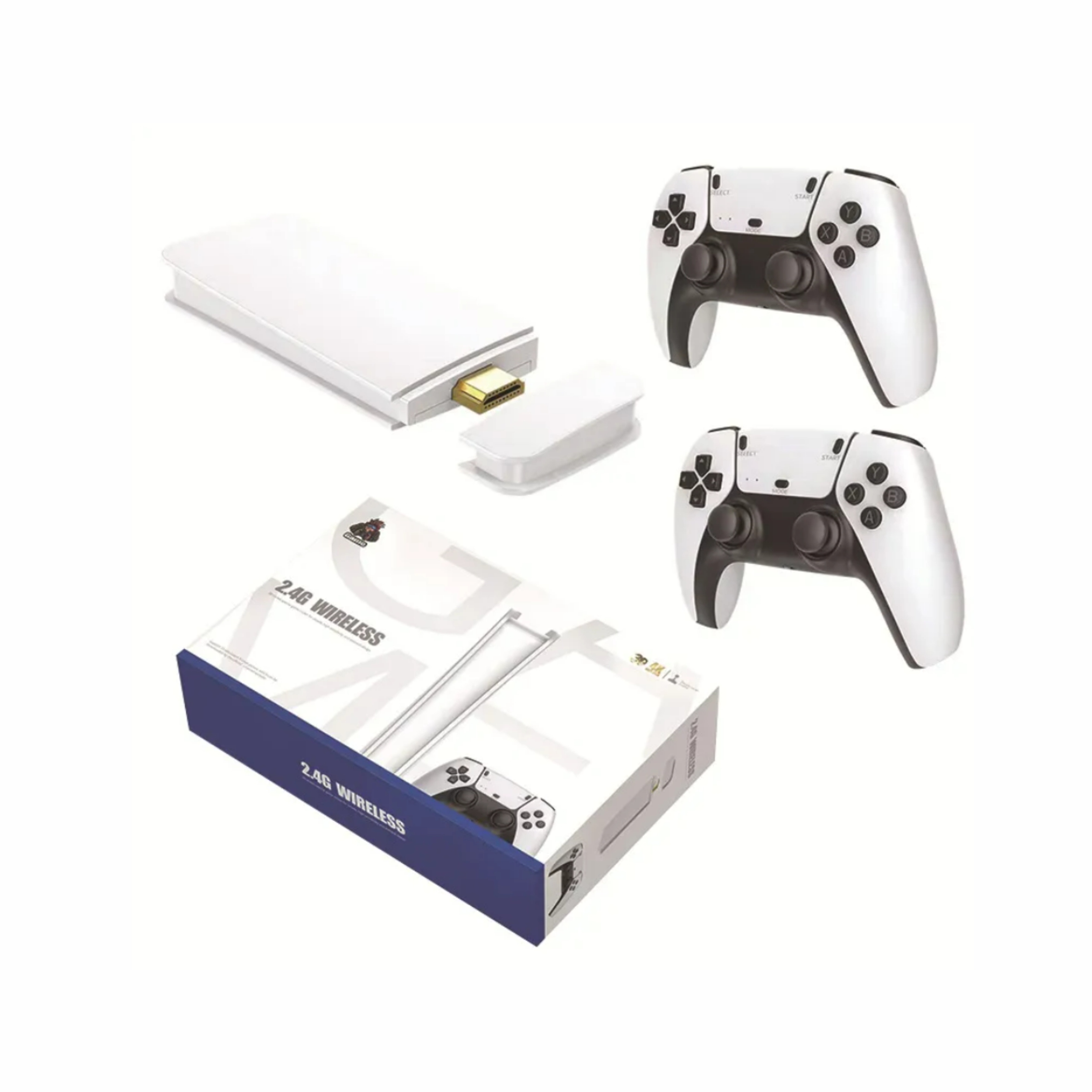 CONSOLA GAME STICK BLULORY M15 PRO 64GB 2 CONTROL WHITE