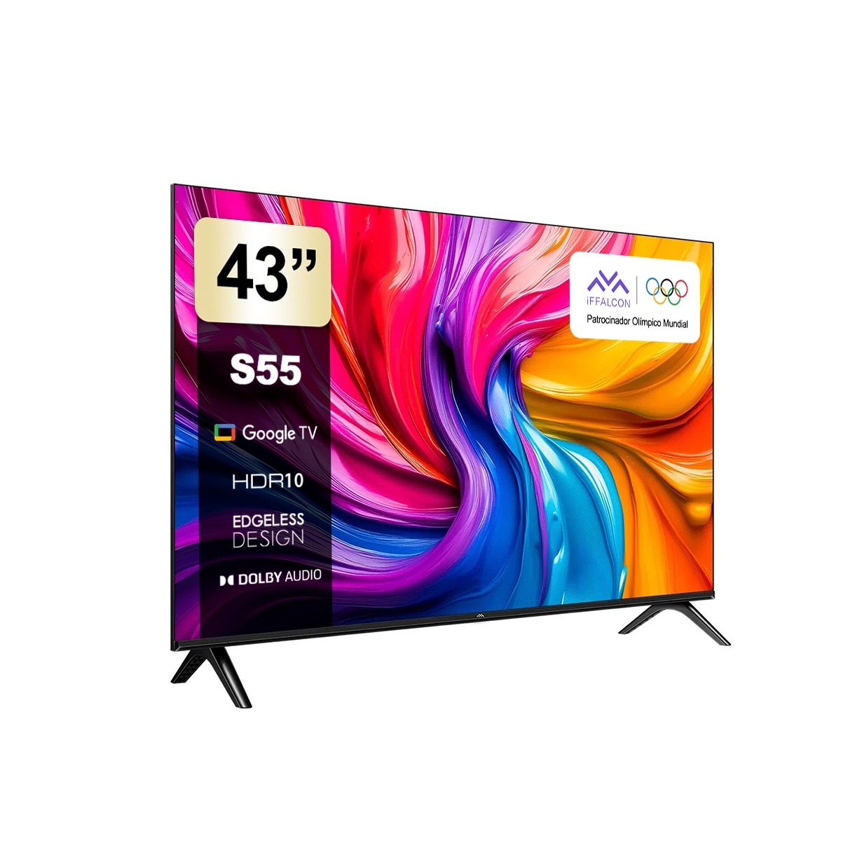 Smart TV iFFALCON 43" Full HD Google TV Sin Bordes Voz Bluetooth