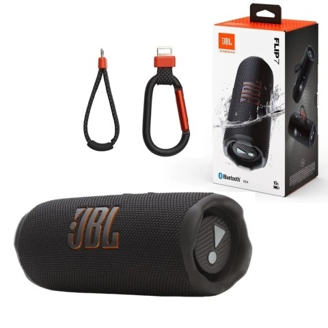 SPEAKER JBL FLIP 7 WATERPROOF BLACK